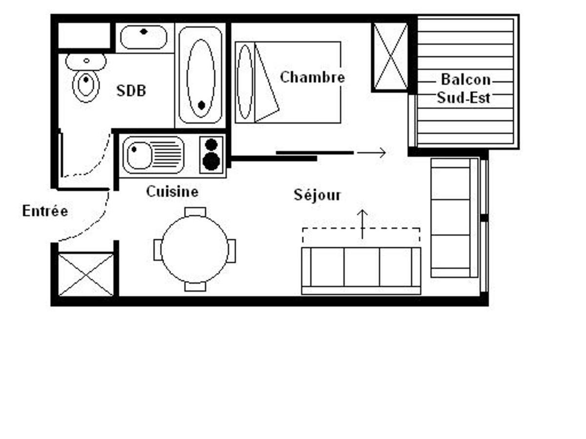 Appartement Cozy 2 Pieces - Proche Pistes Et Commerces - Balcon Sud/Est - 4 Pers - Fr-1-344-1023 แซ็ง-มาร์แต็ง-เดอ-แบลวีย์ ภายนอก รูปภาพ